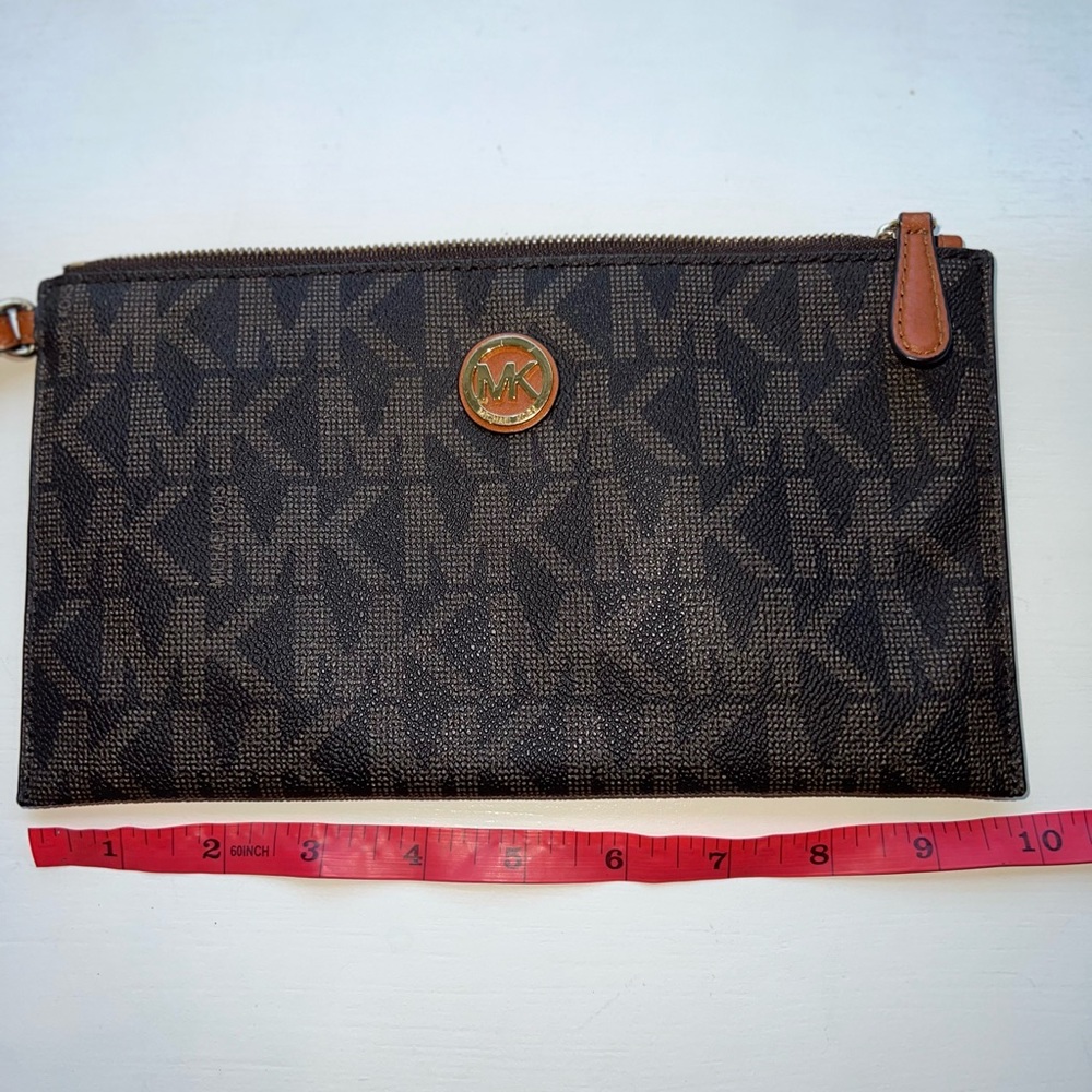 Michael Kors Brown Wristlet